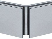 Shower Bracket - Glass to Glass - 135 Degree - Satin Chrome