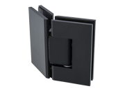 Glass to Glass Heavy Duty Hinge 135 degree in Matt Black